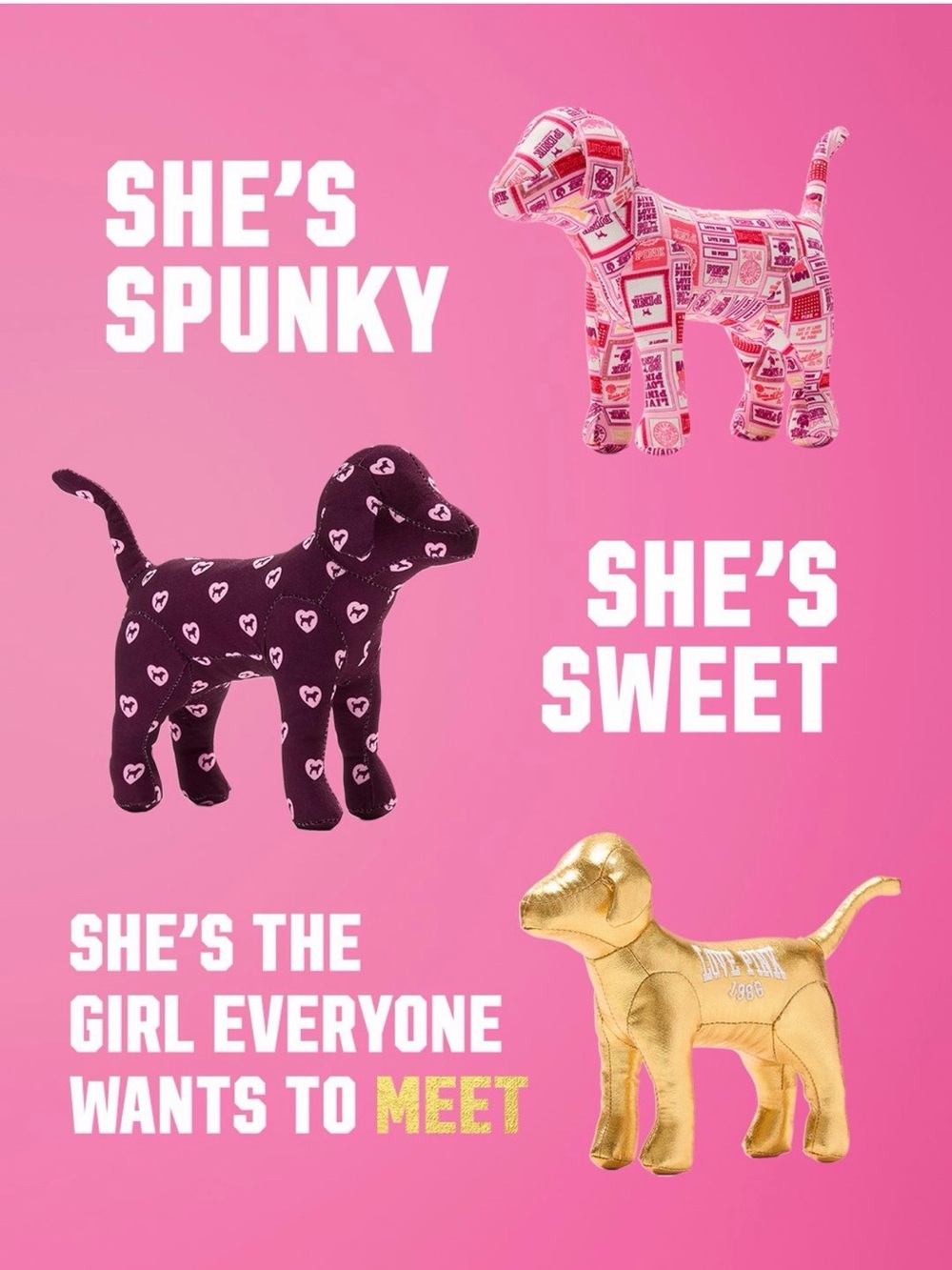 VS PINK Mystery Mini Dog NWT Sealed Packaging